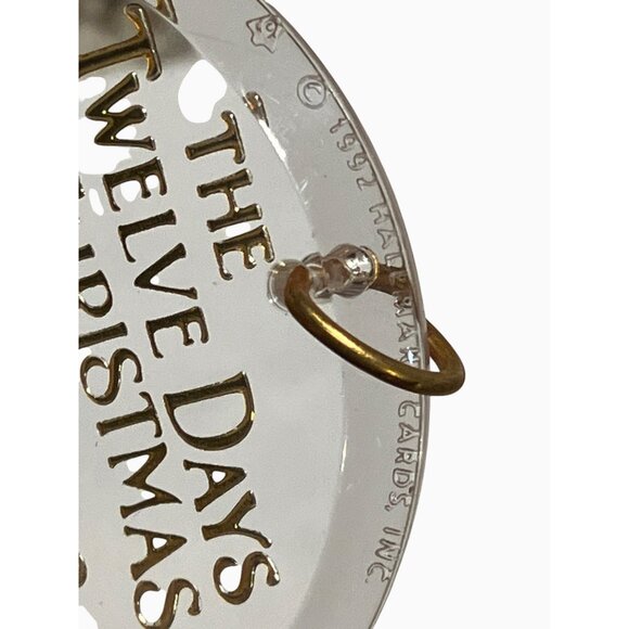 Hallmark Keepsake Ornament 1992 Twelve Days Of Christmas Nine Ladies Dancing - Picture 10 of 10